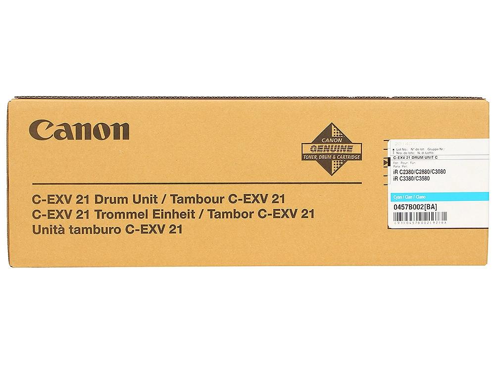 Картридж Canon  C-EXV21 Drum C, 0457B002AA